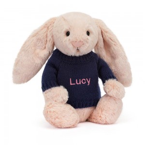 Bebé Jellycat Bashful Blush Coelhinha,31cm x 12cm x 9cm Rosa | Portugal AERHW-6531