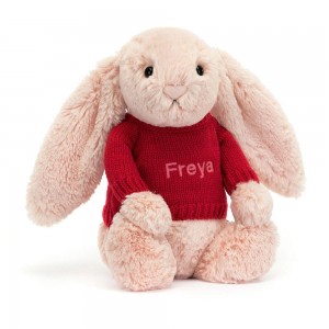 Bebé Jellycat Bashful Blush Coelhinha,31cm x 12cm x 9cm Rosa | Portugal ILGDF-6082