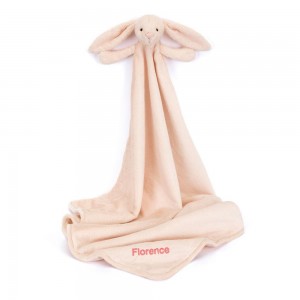 Bebé Jellycat Bashful Blush Coelhinha Blankie,56cm x 70cm x 9cm Rosa | Portugal UTANR-6795