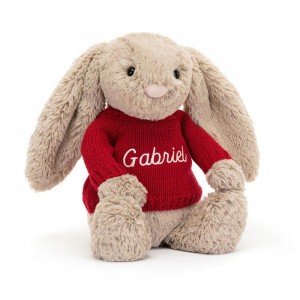 Bebé Jellycat Bashful Coelhinha,31cm x 12cm x 9cm Bege | Portugal HCLPB-4580