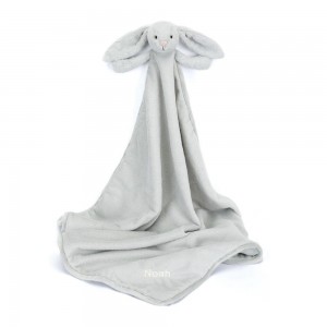 Bebé Jellycat Bashful Coelhinha Blankie,15cm x 34cm x 34cm Cinzentas | Portugal ZHGDA-2803
