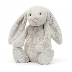 Bebé Jellycat Bashful Coelhinha Huge,51cm x 21cm x 12cm Cinzentas | Portugal HGEOQ-9321