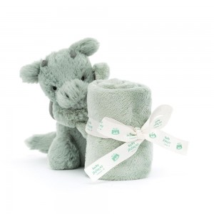 Bebé Jellycat Bashful Dragon,15cm x 34cm x 34cm Verdes | Portugal GNSOU-3084