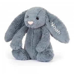Bebé Jellycat Bashful Dusky Coelhinha Medium,31cm x 12cm x 9cm Azuis | Portugal BEWLA-2869