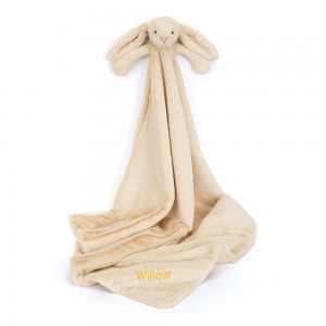 Bebé Jellycat Bashful Luxe Coelhinha Willow Blankie,56cm x 70cm x 9cm Bege | Portugal MVGDQ-3419