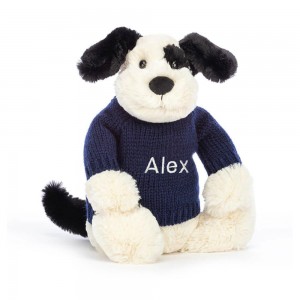 Bebé Jellycat Bashful Puppy,31cm x 12cm x 9cm Branco | Portugal ULXHG-7069