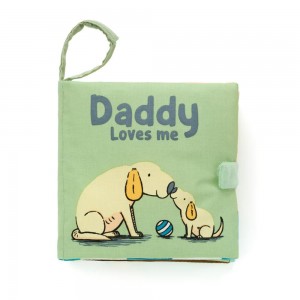 Bebé Jellycat Daddy Loves Me,15cm x 15cm x 5cm Verdes | Portugal PMQOT-7652