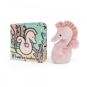 Bebé Jellycat If I Were A Seahorse and Sienna Seahorse Medium, Rosa | Portugal LXCBI-2041