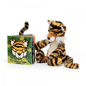 Bebé Jellycat If I Were A Tiger and Bashful Tiger Medium, Amarelas | Portugal EQZNV-4903