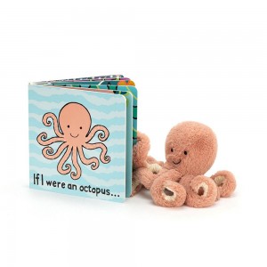 Bebé Jellycat If I Were An Octopus and Odell Octopus Tiny, Laranja | Portugal IYEDL-4083