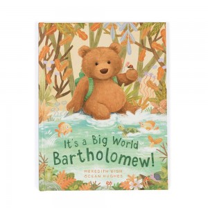 Bebé Jellycat It's a Big World Bartholomew,29cm x 22cm x 1cm Marrom | Portugal ATWDQ-9631