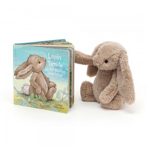 Bebé Jellycat Lapin Timide Et Ses Petites Aventures and Bashful Coelhinha Medium, Bege | Portugal CDKFY-4573