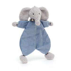 Bebé Jellycat Lingley Elephant,28cm x 18cm x 7cm Cinzentas | Portugal OKCLU-4078
