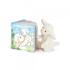Bebé Jellycat My Mum and Me and Bashful Lamb Medium, Branco | Portugal FKEAT-3014