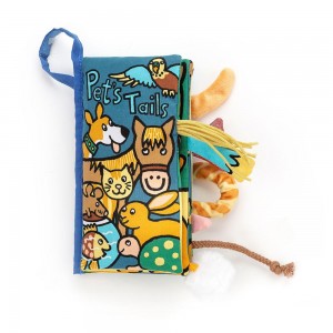 Bebé Jellycat Pet Tails,15cm x 34cm x 34cm Azuis | Portugal TQDOR-8130