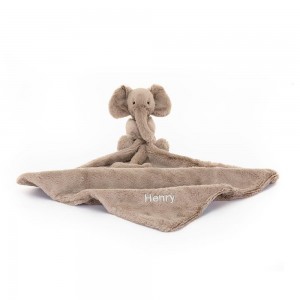 Bebé Jellycat Smudge Elephant,15cm x 34cm x 34cm Cinzentas | Portugal FDKNP-2619