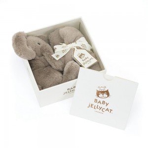 Bebé Jellycat Smudge Elephant,15cm x 34cm x 34cm Cinzentas | Portugal CLWYV-9702