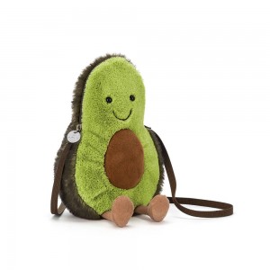 Bolsas Jellycat Amuseables Avocado,29cm x 16cm x 9cm Verdes | Portugal YIDGK-2984