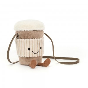 Bolsas Jellycat Amuseables Coffee-To-Go,20cm x 9cm x 9cm Bege | Portugal CIBZH-9527