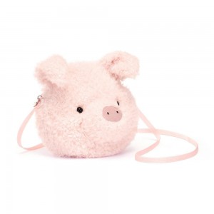 Bolsas Jellycat Little Pig,19cm x 19cm x 5cm Rosa | Portugal RGQKB-4318