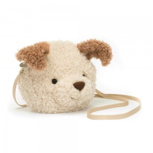 Bolsas Jellycat Little Pup,19cm x 19cm x 5cm Marrom | Portugal EQFBO-6318