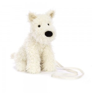 Bolsas Jellycat Munro Scottie Dog,23cm x 12cm x 10cm Branco | Portugal DRSJO-6809