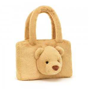 Bolsas Jellycat Smudge Bear Tote,24cm x 36cm x 8cm Marrom | Portugal ZOFGQ-2106