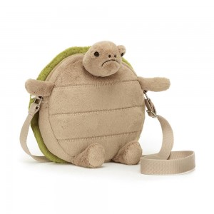 Bolsas Jellycat Timmy Turtle,26cm x 22cm x 5cm Verdes | Portugal QTCLJ-4916