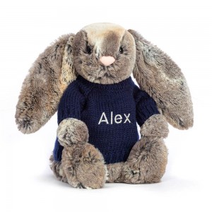 Camisolas Jellycat Bashful Cottontail Coelhinha,31cm x 12cm x 9cm Marrom | Portugal SHAMP-7514