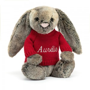 Camisolas Jellycat Bashful Cottontail Coelhinha,31cm x 12cm x 9cm Marrom | Portugal DXTNM-9463