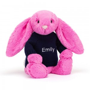 Camisolas Jellycat Bashful Hot Coelhinha,31cm x 12cm x 9cm Rosa | Portugal BCMLU-7309