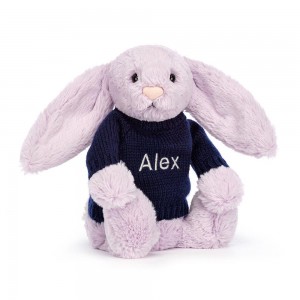 Camisolas Jellycat Bashful Lilac Coelhinha,31cm x 12cm x 9cm Roxo | Portugal LDXCE-1403
