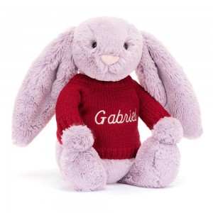 Camisolas Jellycat Bashful Lilac Coelhinha,31cm x 12cm x 9cm Roxo | Portugal SLMIP-8916