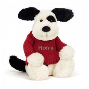 Camisolas Jellycat Bashful Puppy,31cm x 12cm x 9cm Branco | Portugal BEIGP-5294