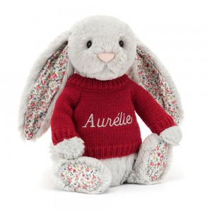 Camisolas Jellycat Blossom Coelhinha,31cm x 12cm x 9cm Cinzentas | Portugal NLUIP-9265