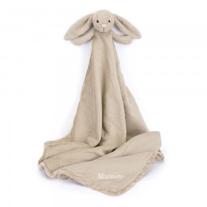 Coelhinha Jellycat Bashful Coelhinha Blankie,56cm x 70cm x 9cm Bege | Portugal ZMYGX-2139