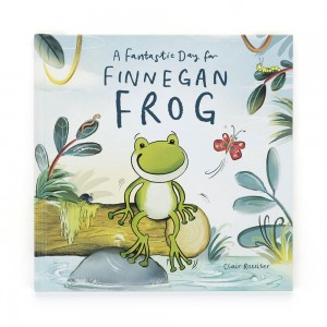 Livros De Histórias Jellycat A Fantastic Day for Finnegan Frog,26cm x 26cm x 1cm Verdes | Portugal SXVHQ-0985