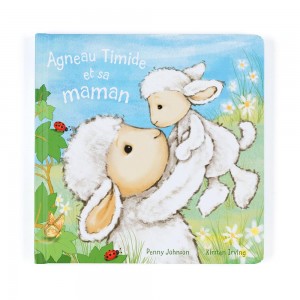 Livros De Histórias Jellycat Agneau Timide Et Sa Maman Livre,21cm x 21cm x 2cm Branco | Portugal QORHS-4056