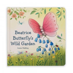 Livros De Histórias Jellycat Beatrice Butterfly's Wild Garden,21cm x 21cm x 2cm Rosa | Portugal YPONH-3489