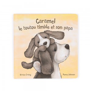 Livros De Histórias Jellycat Caramel Le Toutou Timide Et Son Papa Livre,21cm x 21cm x 2cm Marrom | Portugal NVAYO-0379