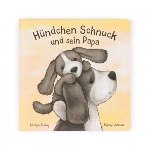 Livros De Histórias Jellycat Hündchen Schnuck und sein Papa Buch,21cm x 21cm x 2cm Marrom | Portugal NOAPY-2075