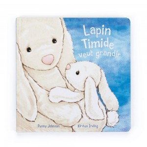 Livros De Histórias Jellycat Lapin Timide Veut Grandir Livre,21cm x 21cm x 2cm Branco | Portugal SDGAZ-0974