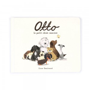 Livros De Histórias Jellycat Otto Le Petit Chien Saucisse Livre,18cm x 23cm x 2cm Branco | Portugal SLHAU-6528