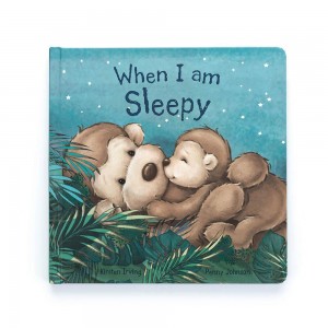 Livros De Histórias Jellycat When I Am Sleepy,21cm x 21cm x 2cm Marrom | Portugal HDXAB-7062