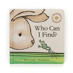 Livros De Histórias Jellycat Who Can I Find,19cm x 19cm x 2cm Bege | Portugal NLBWG-0781