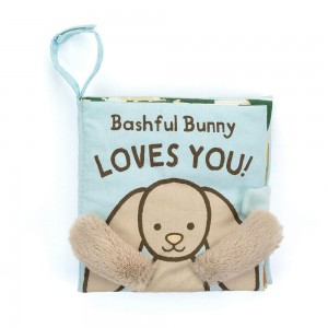 Livros Jellycat Bashful Coelhinha Loves You,15cm x 15cm x 5cm Bege | Portugal VSHJQ-2758
