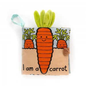 Livros Jellycat Carrot,15cm x 15cm x 5cm Laranja | Portugal AJHEP-7216