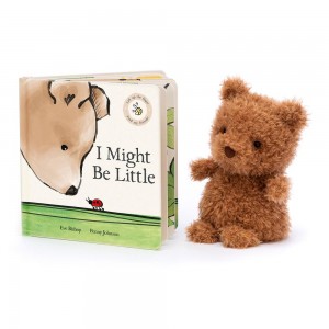 Livros Jellycat I Might Be Little and Little Bear Marrom | Portugal OBTRN-5871