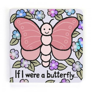 Livros Jellycat If I Were A Butterfly Board,15cm x 15cm x 2cm Rosa | Portugal GSWLA-9548