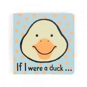 Livros Jellycat If I Were A Duck Board,15cm x 15cm x 2cm Amarelas | Portugal ROIEL-8294